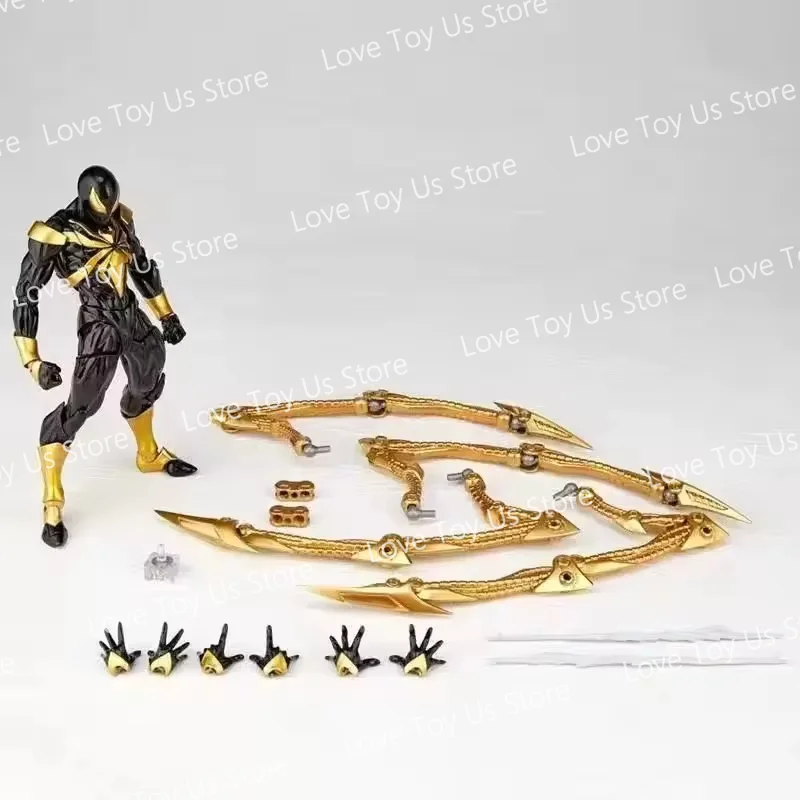 Iron Spiderman New Kaiyodo Anime Figure Amazing Yamaguchi Iron Spider Man Action Figurine Pvc Statue Model Toy Collection Gifts photo 5