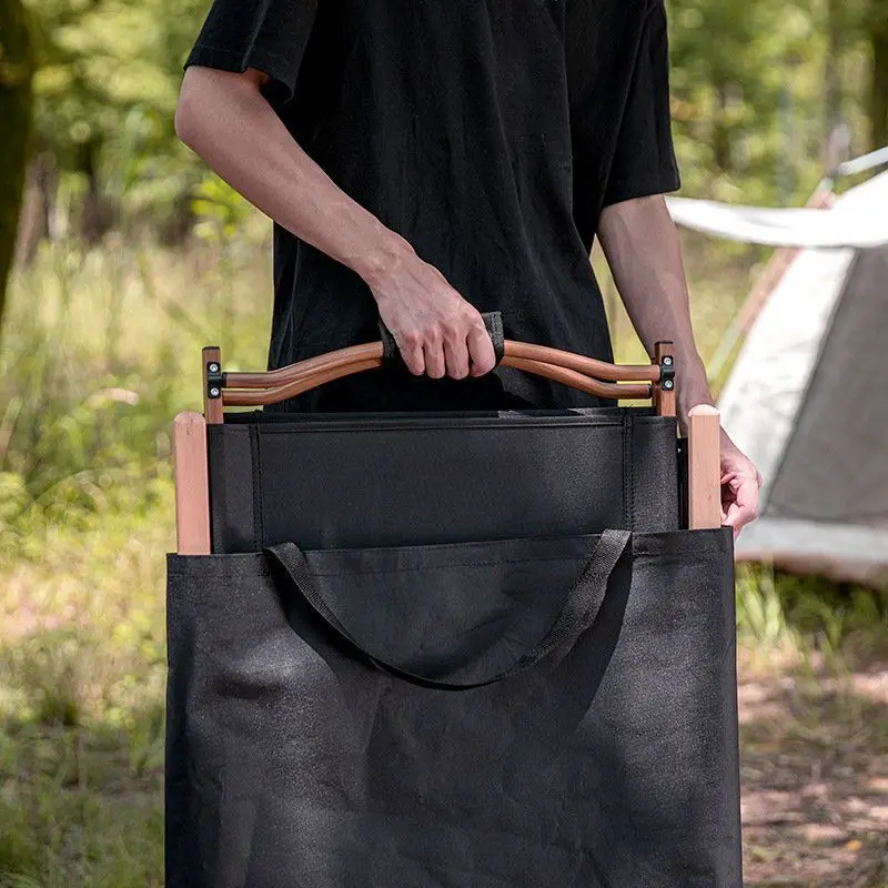Camping Chair Storage Bag , 2 size ,3 Color, Outdoor Folding Waterproof Chair Tote Bag Heavy Duty (black khaki green) photo 1