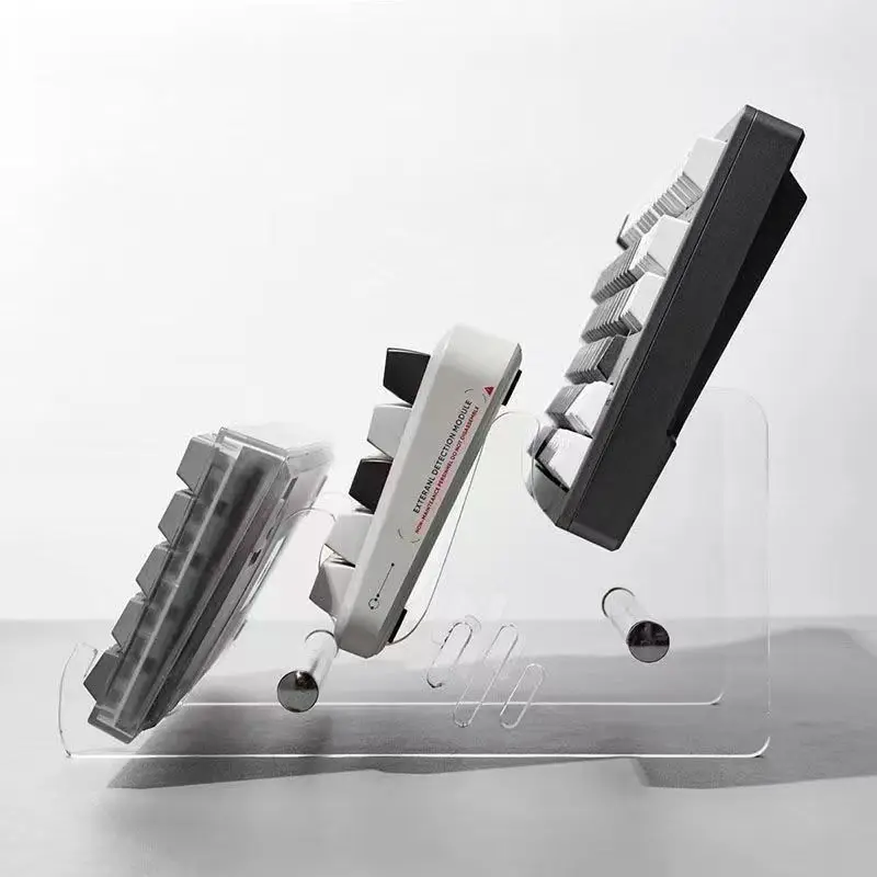 Keyboard Display Stand Transparent Acrylic Keyboard Stand for Computer Mechanical Keyboard Holder Layer Rack Keyboard Tray photo 5
