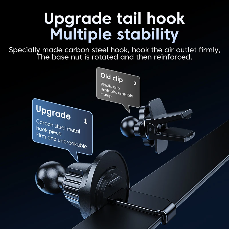 Universal Car Wireless Charger Auto Car Mount Phone Holder Stand 15W Fast Charging For iPhone Xiaomi Samsung Intelligent Sensing photo 3