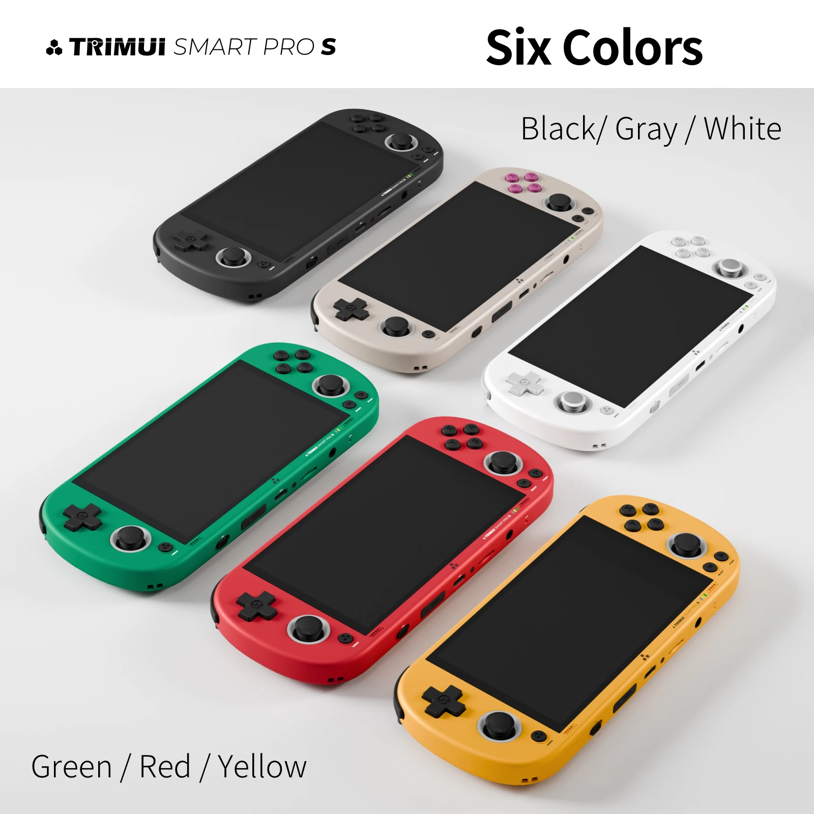 TRIMUI Smart Pro S Handheld Game Players Consoles 4.96'' IPS Screen 5000mAh Linux System Emulator Portable Console Retro Video photo 3
