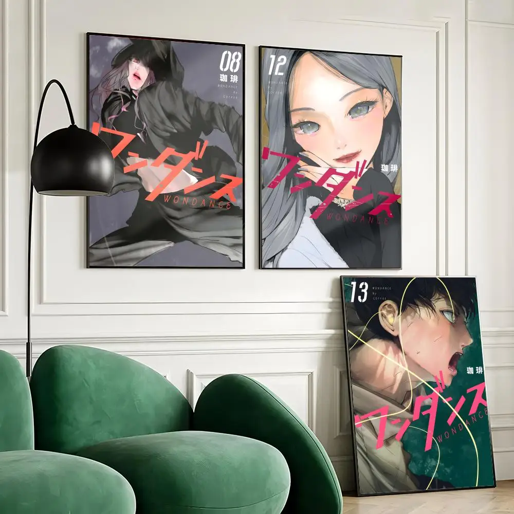 W-Wandance Comics Anime Painting Calligraphy Canvas Poster Art for Bedroom Living Room Home Decor Wall Decoration Decals Gift photo 3