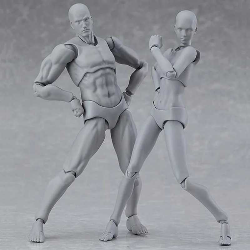 13cm Sketch Draw Male Female Movable Body Model Artist Art Painting Anime Figure Action Figure Model Mannequin Toy Gifts photo 5