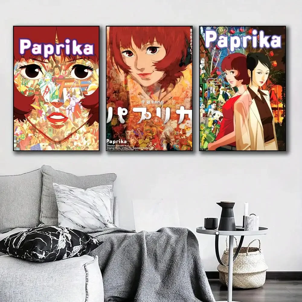 Famous Anime P-Paprika Painting Calligraphy Modern Canvas Poster Wall Art Aesthetic Bedroom Decor for Cafe Home Gift photo 3