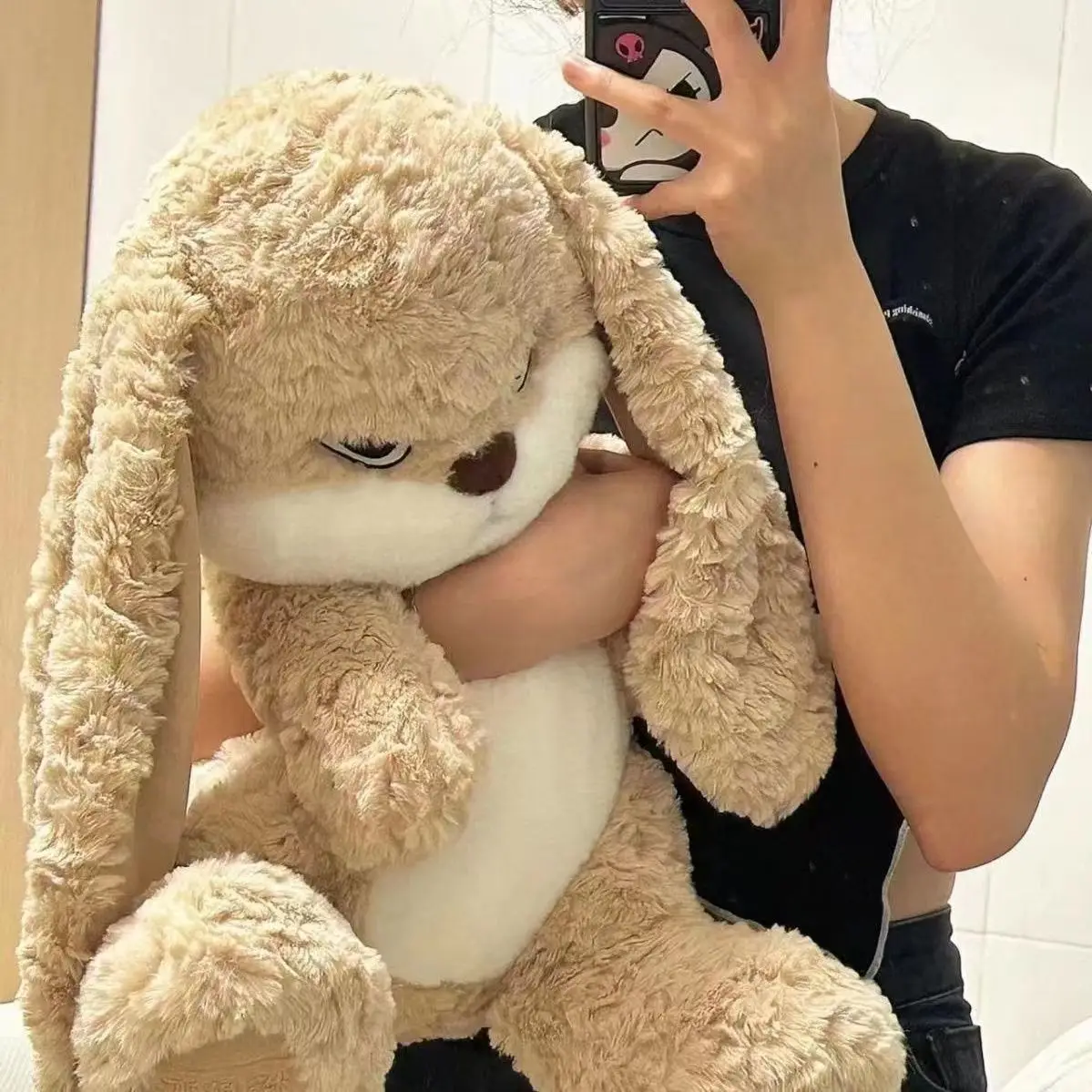 Large Size Angry Rabbit Plush Toy Cute Animal Plushie Doll Kawaii Stuffed Soft Toys Model Room Decor Birthday Gifts photo 3