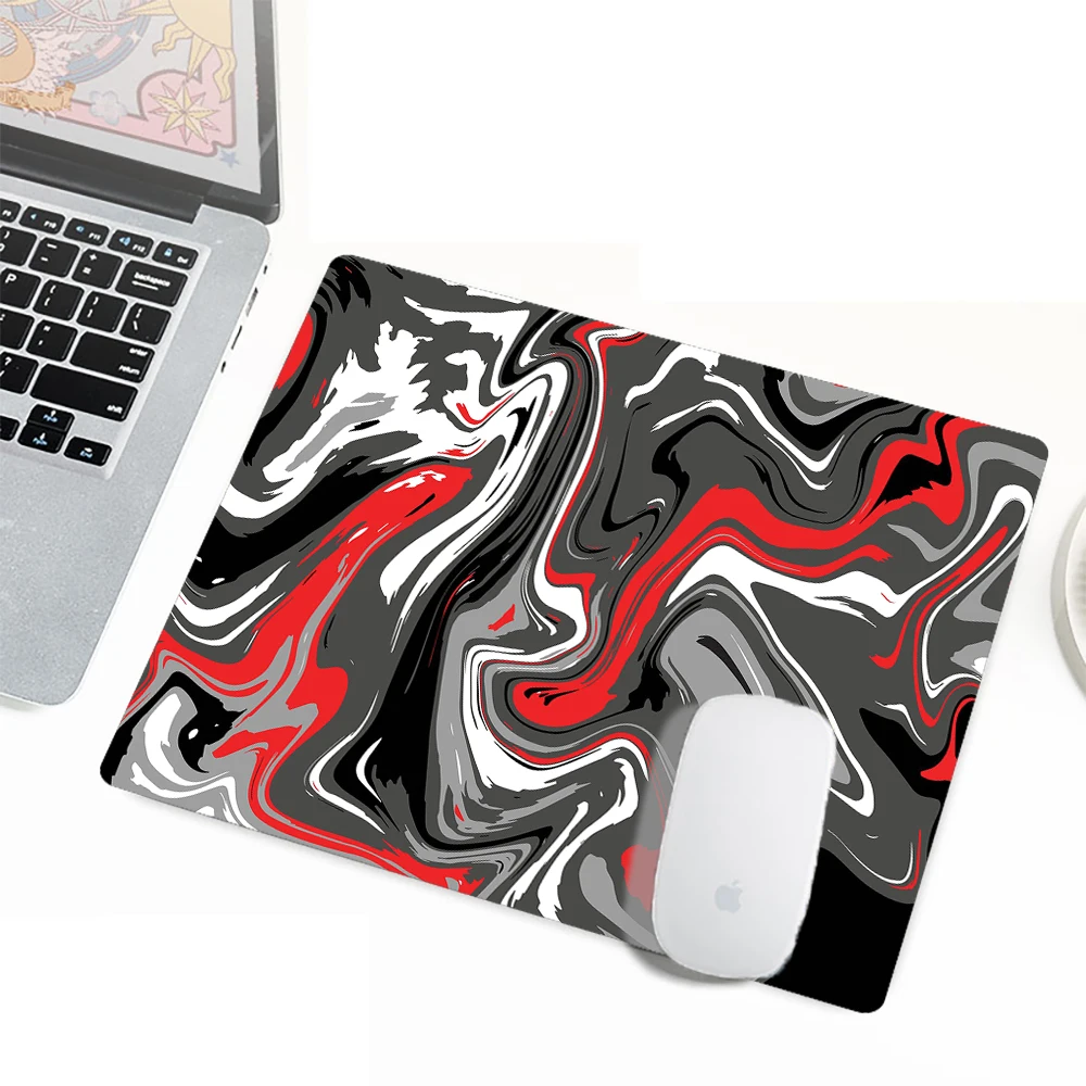 Strata Liquid Mouse Pad Computer Laptop Anime Keyboard Mouse Mat Mousepad Keyboards Gamers Decoracion Desk Mat photo 2