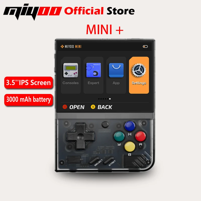 MIYOO Mini Plus Portable Retro Handheld Game Console 3.5-inch IPS HD Screen Children's Gift Linux System Classic Gaming Emulator photo 1