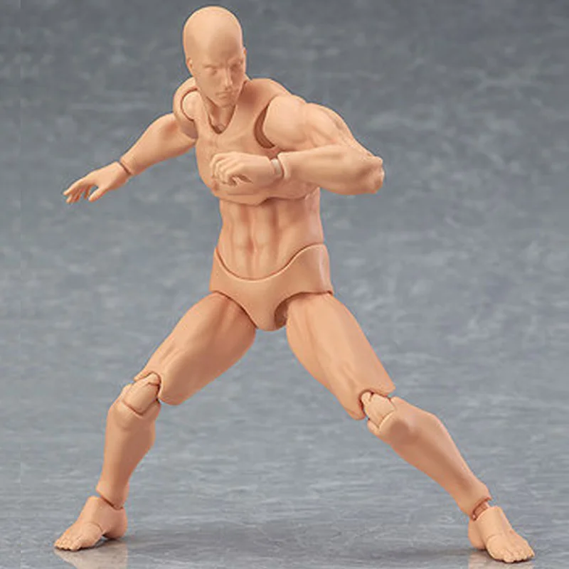 13cm Sketch Draw Male Female Movable Body Model Artist Art Painting Anime Figure Action Figure Model Mannequin Toy Gifts photo 1