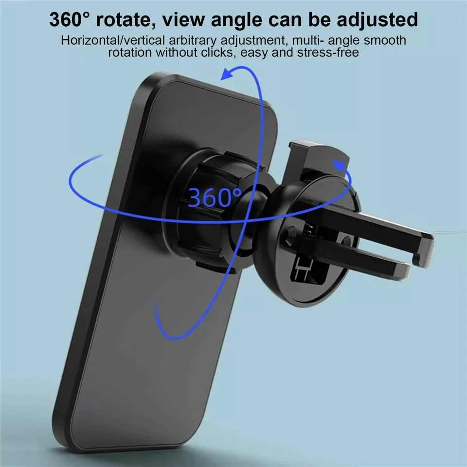 Wireless Charger Magnetic Car phone Holder for iPhone 14 13 Pro Max 12 Phone Accessories 30W Fast Charging Induction Adapter photo 6