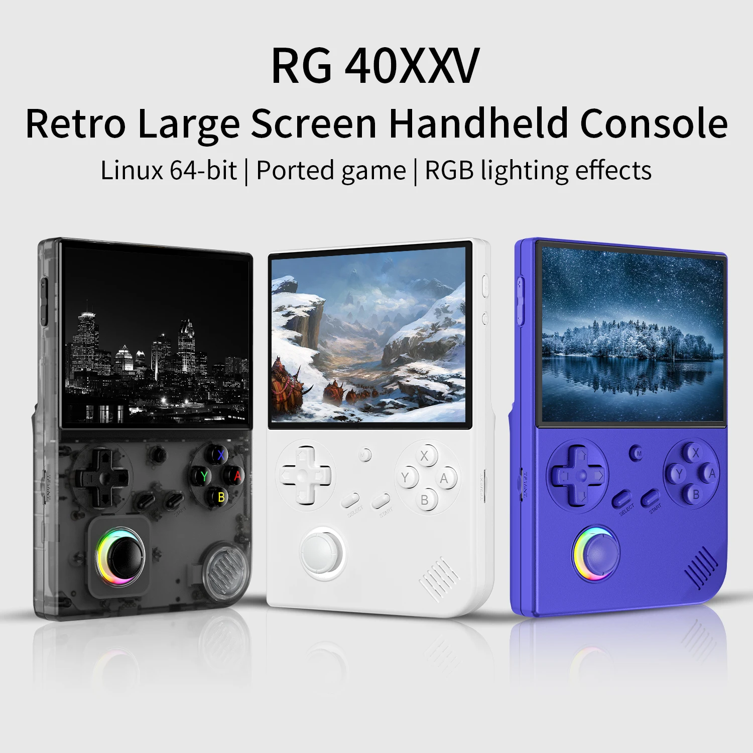 ANBERNIC RG40XXV & RG35XX Plus Retro Handheld Game Console 640*480 IPS Screen Linux 64-bit 5000Games Support WIFI,Bluetooth,HDMI photo 2