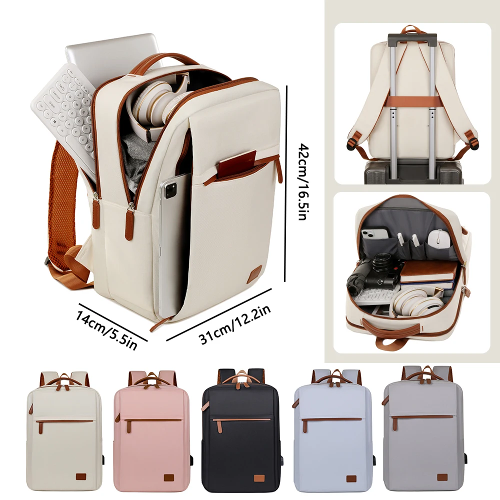 New Computer Bag, Backpack, Men's and Women's Large Capacity Travel, Commuting, Business, College Student Backpack photo 1