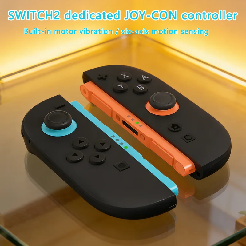 for Joy Con Controller for Nintendo for Switch 2 NS2 Magnetic Motion 9-Axis Gyro One-Key Wake Up Wireless Gamepad photo 3