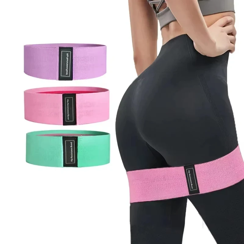 Elastic Bands Fitness Resistance Bands Yoga Pilates Hip Circle Expander Bands Gym Training Home Workout Equipment photo 1