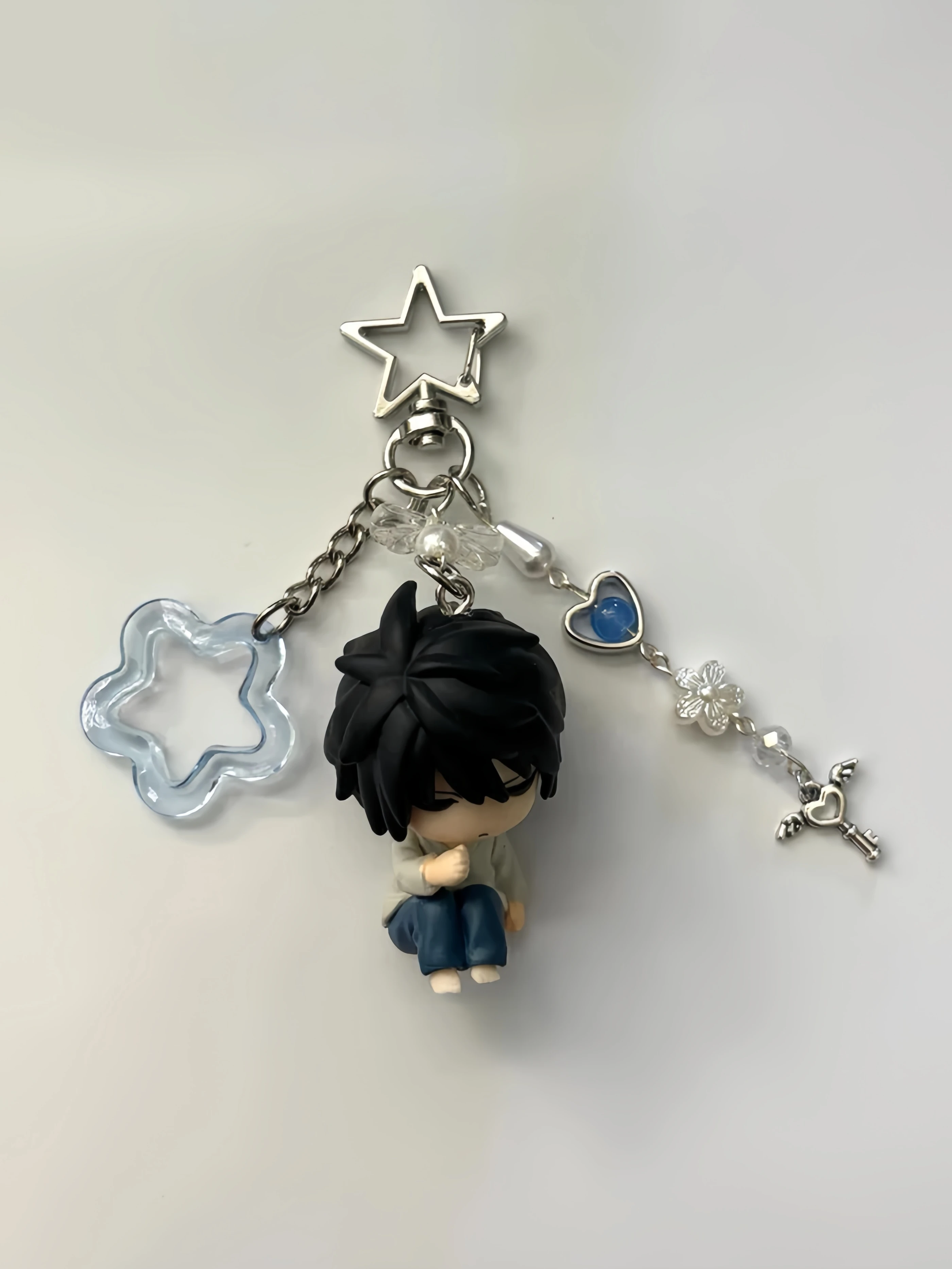 Handmade anime characters Keychains, Unique Anime Accessories, Perfect Gift for Fans, Durable Design, Ideal for Lanyards & Bags photo 2