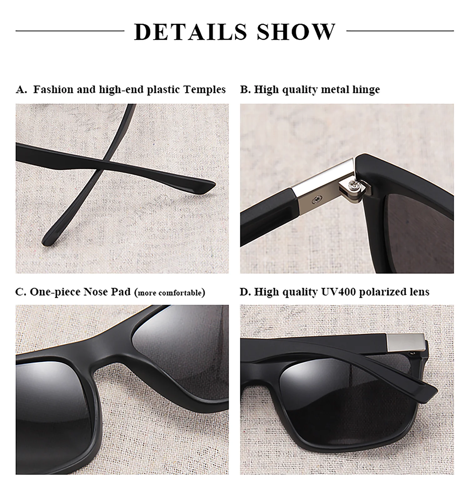 Square Vintage Polarized Sports Sunglasses Men Women Driving Outdoor Fishing Sun Glasses UV400 Hiking Cycling Shield Sunglasses photo 4