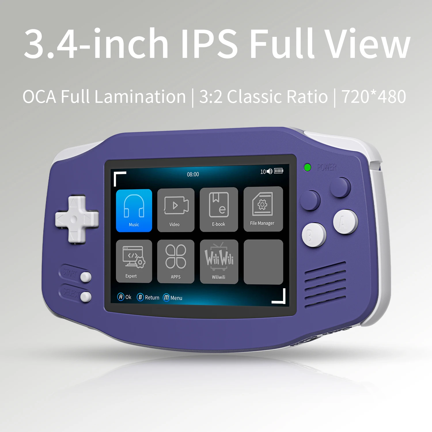 ANBERNIC RG34XX Retro Handheld Game Console 3.4''IPS Screen Linux System HDMI Output Classic Remake Game Player Sentimental Gift photo 2