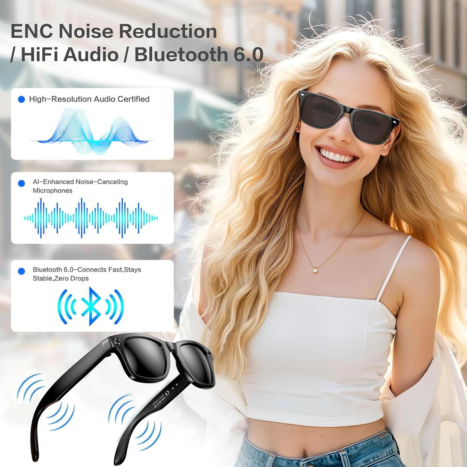 New 800W Camera AI Glasses Men Color-Changing Smart Translation Glasses Photo Video Recording Waterproof Call Smart Sunglasses photo 5