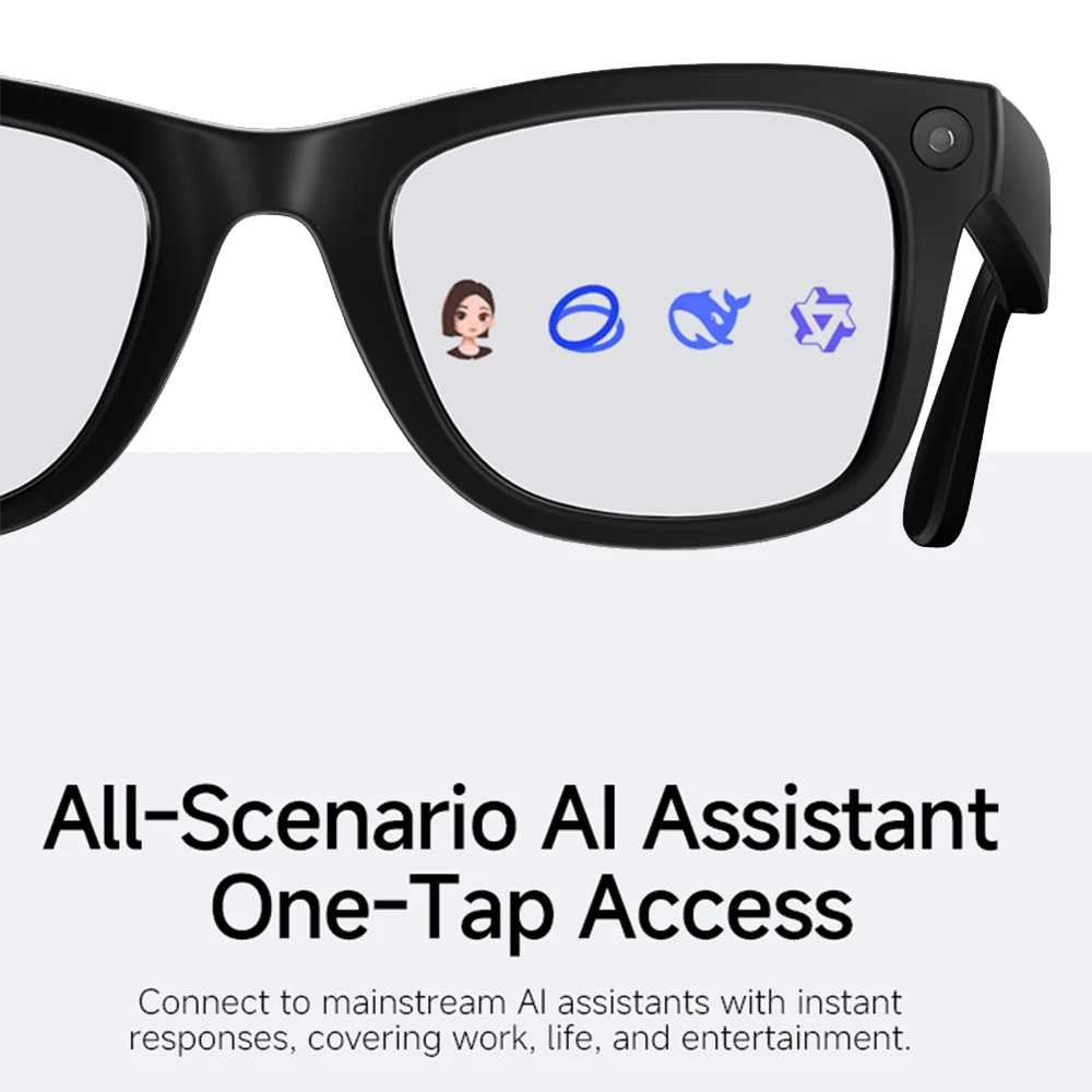 New HD5-ultra AI Smart Glasses AI Real-time Translation 800W Pixel Camera Photo Video Recording 300 Mah Smart Glasses 2026 photo 6
