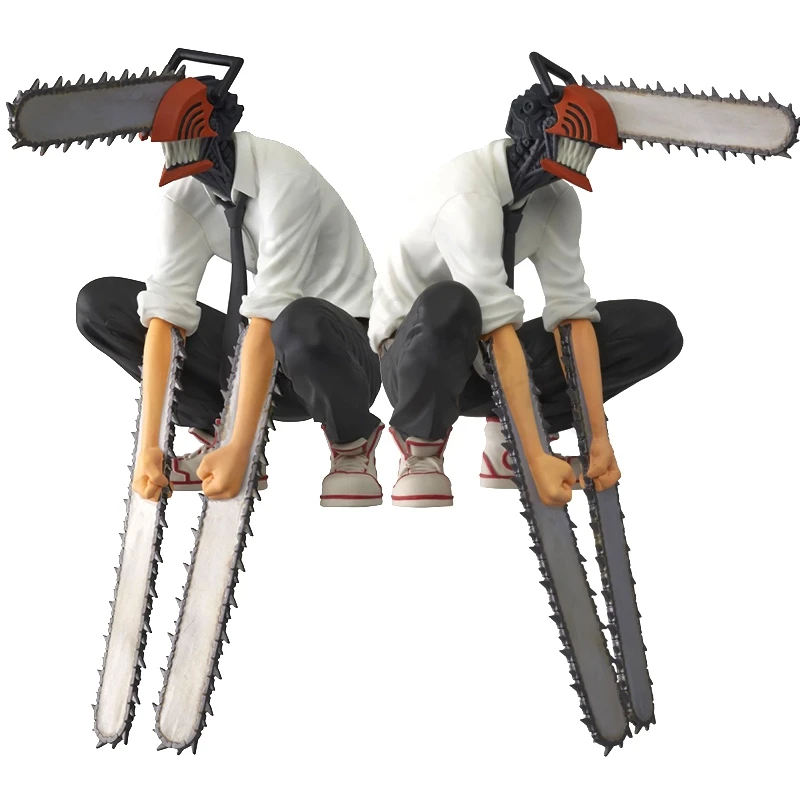 14cm Chainsaw Man Anime Figure Power/Denji Action Figure PVC Chainsaw Man Noodle Stopper Figurine Adult Collection Model Toys photo 1