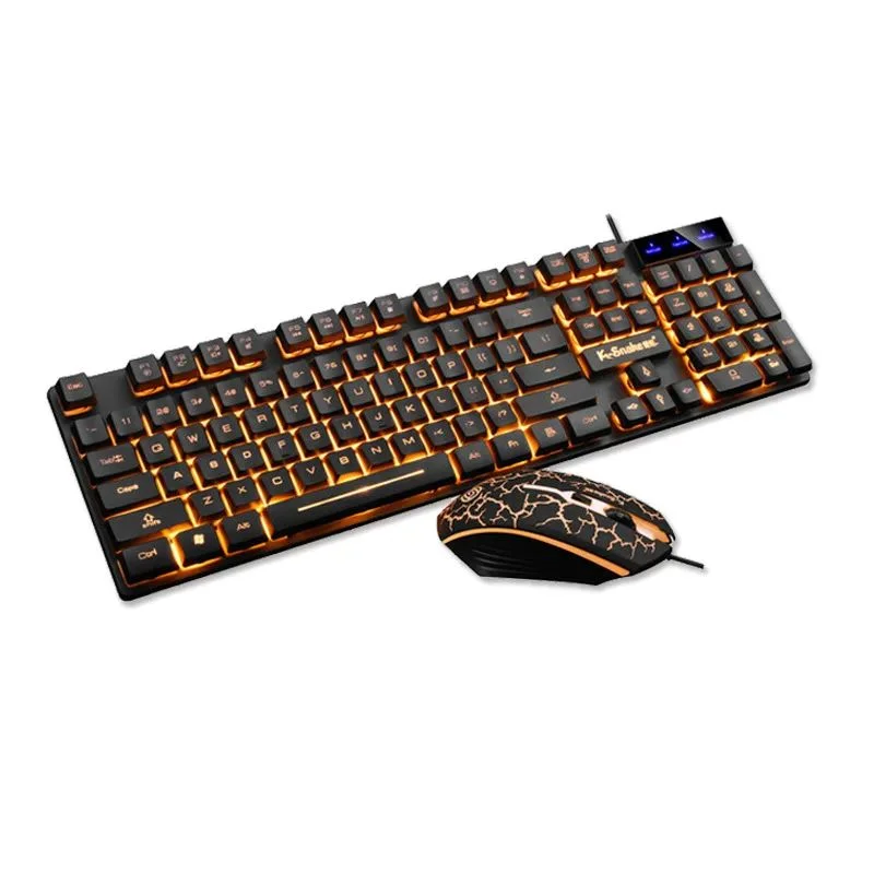 KM320 Keyboard And Mouse Set Waterproof Luminous Game Backlit Keyboard photo 6