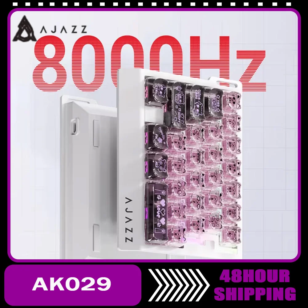 AJAZZ AK029 Magnetic Switch Keyboard One Handed 8000Hz 29 Keys RGB Wired Mini Gaming Mechanical Keyboard Gamer Accessories Gifts photo 1
