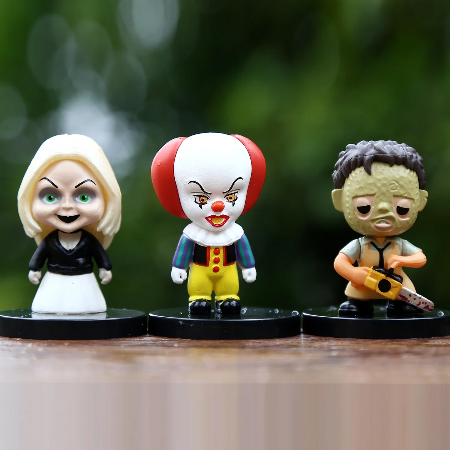 10PCS Horror Film Series Jason Freddy Clown Action Figure Toys PVC Model Halloween Gift Vinyl Figurine Doll Gift photo 3