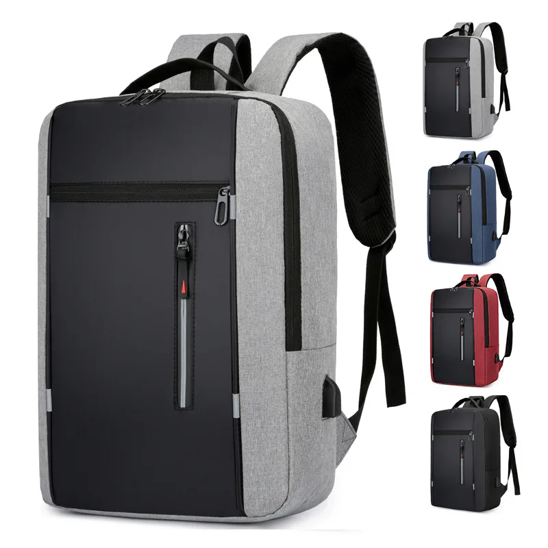 Waterproof Business Backpack Men USB School Backpacks 15.6 Inch Laptop Backpack Large Capacity Bagpacks for Men Back Pack Bags photo 1