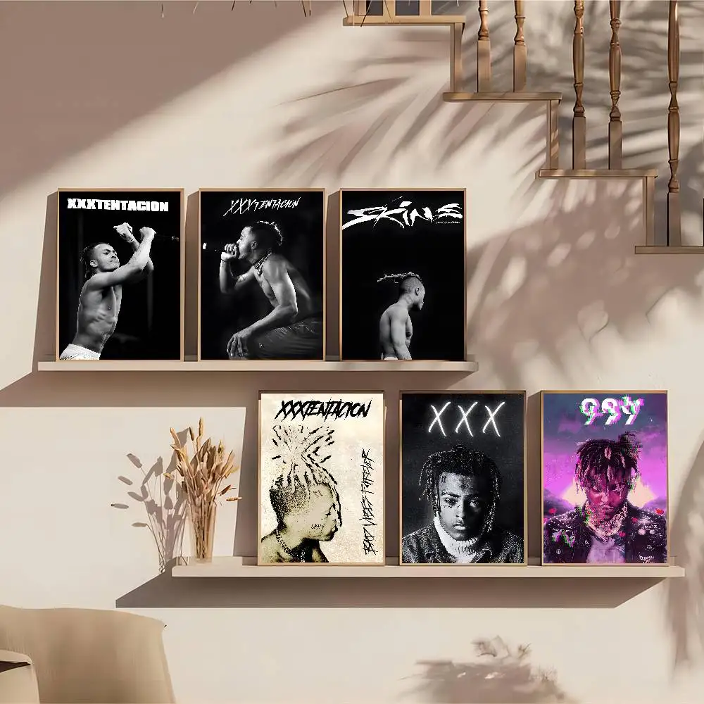 XXXTentacions 17 Anime Posters Sticky Decoracion Painting Wall Art White Kraft Paper Wall Decor photo 2