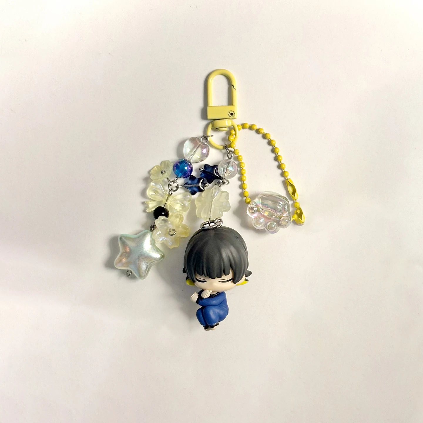 Handmade anime characters animeaccessories /bachira /itoshirin /chigiri /isagi /seishironagi sleeping figure bag charms keychain photo 3