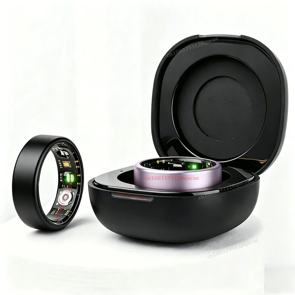 R10 Smart Ring with Charging Case Multi-color Ring Men Women Health Sleep Heart Rate Monitoring IP68 Waterproof Multi-sport Mode photo 1