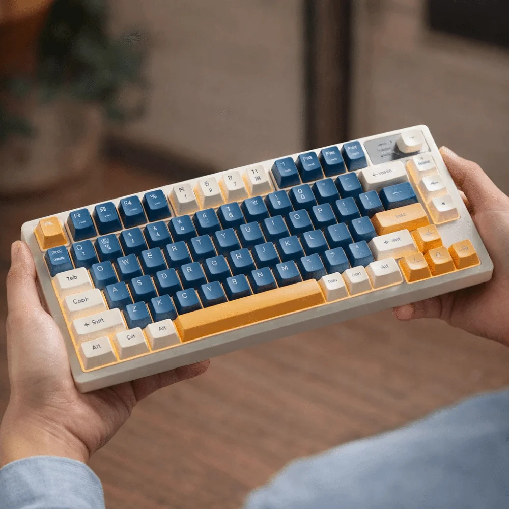 Wired Connection Gaming Mechanical Keyboard 75 Layout Ultra-Quiet Mechanical Feel Keyboard Compact Layout photo 4
