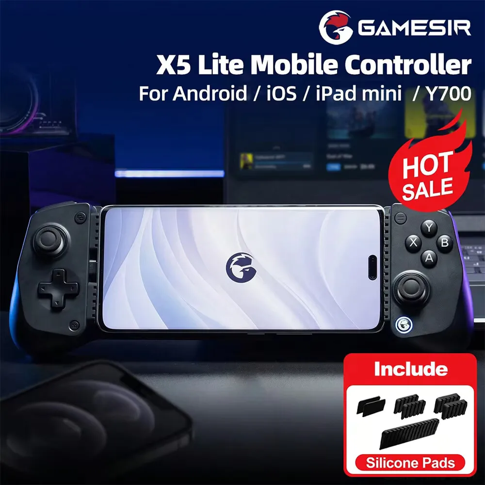 GameSir X5 Lite Mobile Gaming Controller Phone Gamepads for iPhone 17 16 15 Series IOS iPad Mini Y700 Android Tablet Controle photo 1