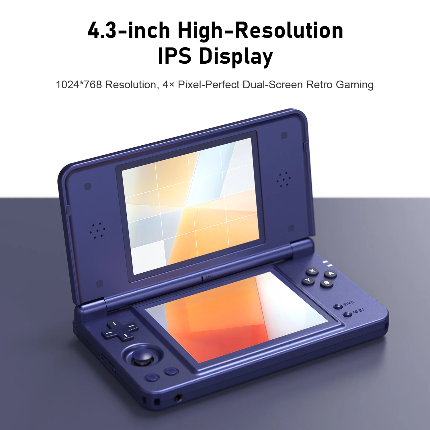 Anbernic RG DS Plus Portable Handheld Game Console Dual Screen 4.3 Inch IPS Retro Gaming Emulator With 4000mAh Battery Streaming photo 2