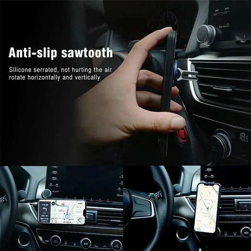360 Degree Ring Holder Phone Stand Universal Multipurpose Mount Car Air Vent Stand Ring Phone Holder photo 4