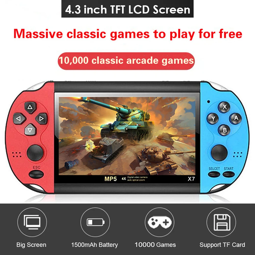 Gaming Portable Handheld Retro Video Game Console Player Portatil Mini Arcade Videogames for Hand Held Family Pocket Retrogaming photo 1