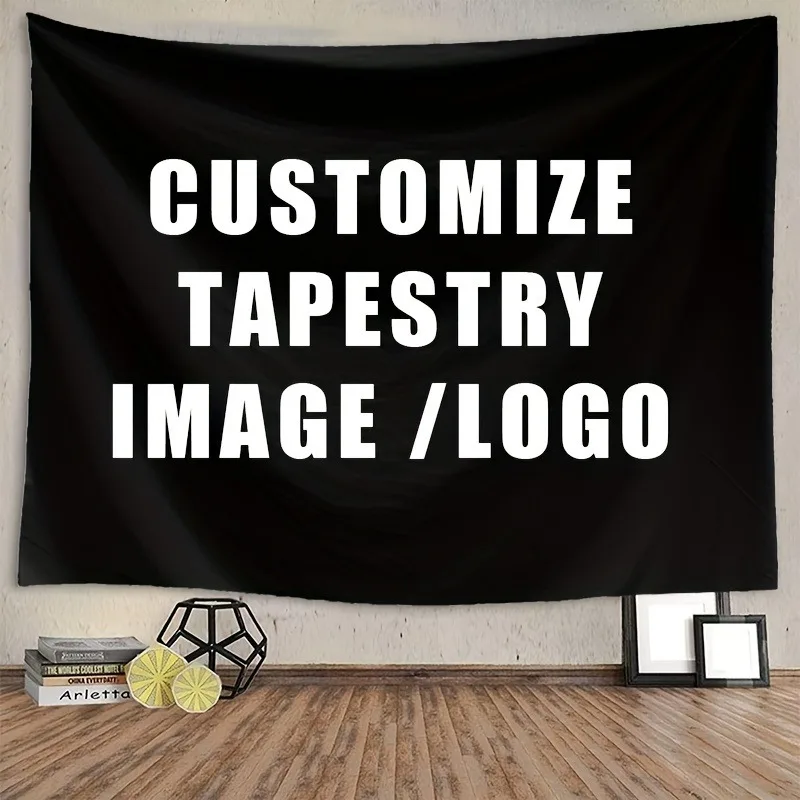 Custom Tapestry Personalized Photo Tapestrys Anniversary, Birthday, Wedding Party Decoration Background Banner Home Decor photo 1
