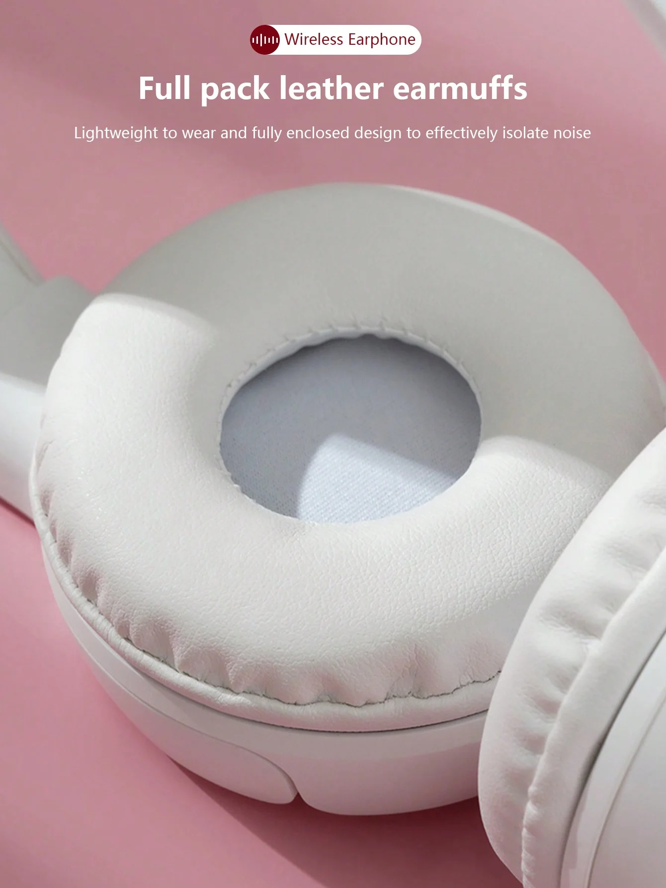 Wireless Over-Ear Headphones, Foldable Stereo, Jerry 5.3, Long Battery Life, Intelligent Noise Cancellation for Gaming Headphone photo 4