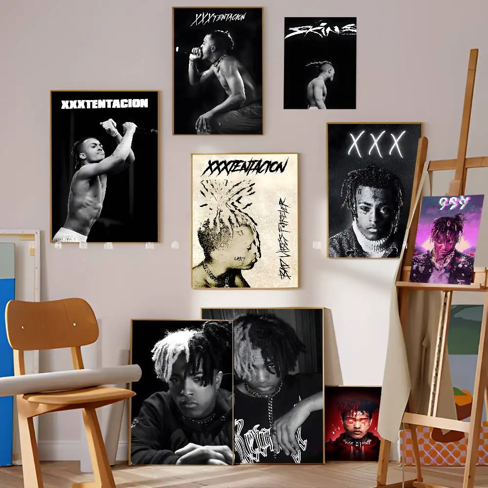 XXXTentacions 17 Anime Posters Sticky Decoracion Painting Wall Art White Kraft Paper Wall Decor photo 1