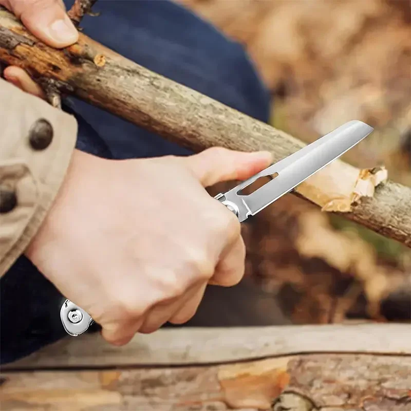 1Pc Pocket Multitool Knife,Durable & Versatile with Scissors & Bottle Opener - Ideal for Outdoor Adventures & Camping photo 5