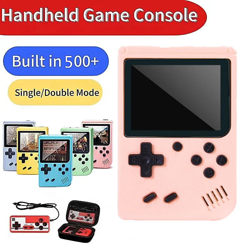 Built-in 500+ Classic Games Children's Handheld Game Players for Gameboy Output Emulator Charging Can Be Connected To The TV photo 1
