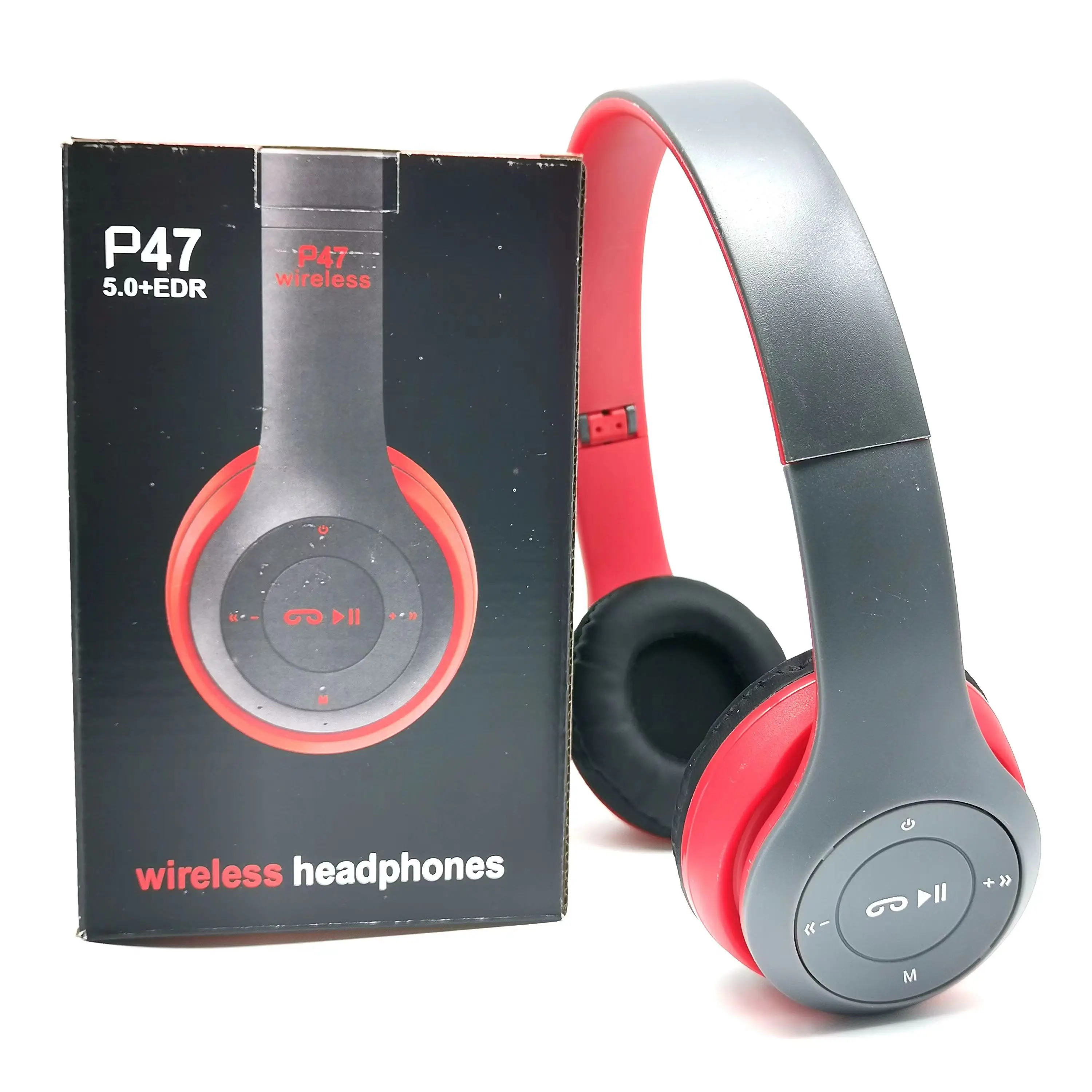 Stereo P47 Headset 5.0 Bluetooth Headset Folding Series Wireless Sports Game Headset for iPhone XiaoMi photo 4