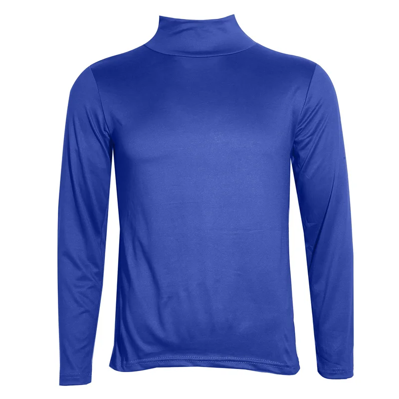 Thermal Underwear Tops Men Winter Clothes Thermal Shirt Autumn Men's Winter Tights High Neck Thin Slim Fit Long Sleeve T-shirt photo 6