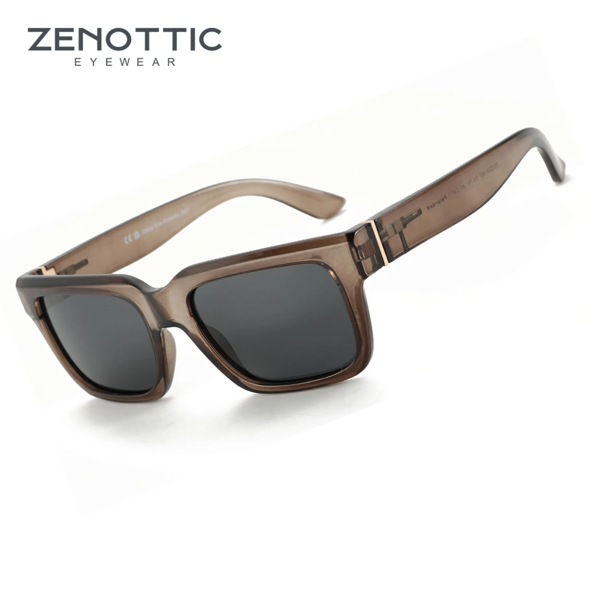 ZENOTTIC Retro Rectangle Sunglasses for Men Women Polarized UV400 Protection Classic Trendy Driving Sun Glasses photo 1