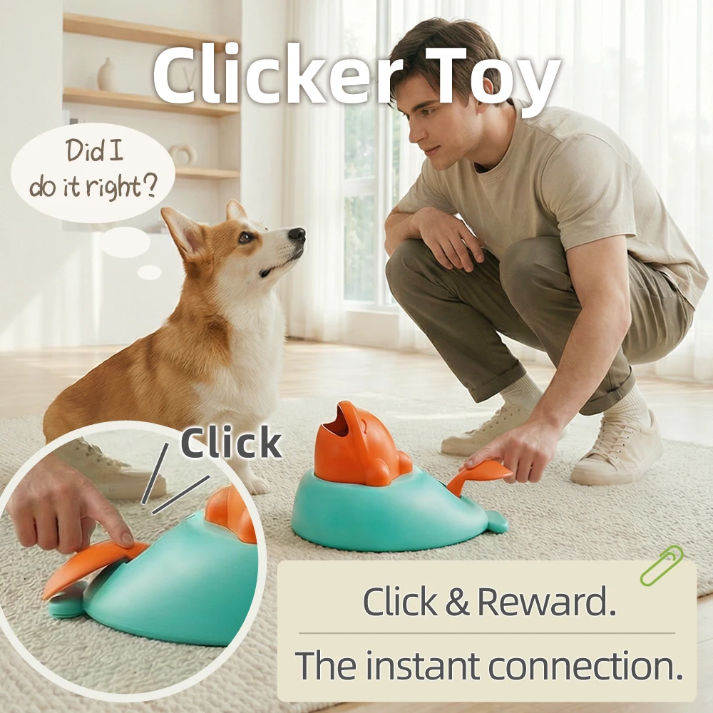 Dog Cat Interactive Food Toy Puzzle Press-to-Dispense Whale Shaped Slow Feeder Boredom Buster Training Reward Dispenser for Pets photo 4