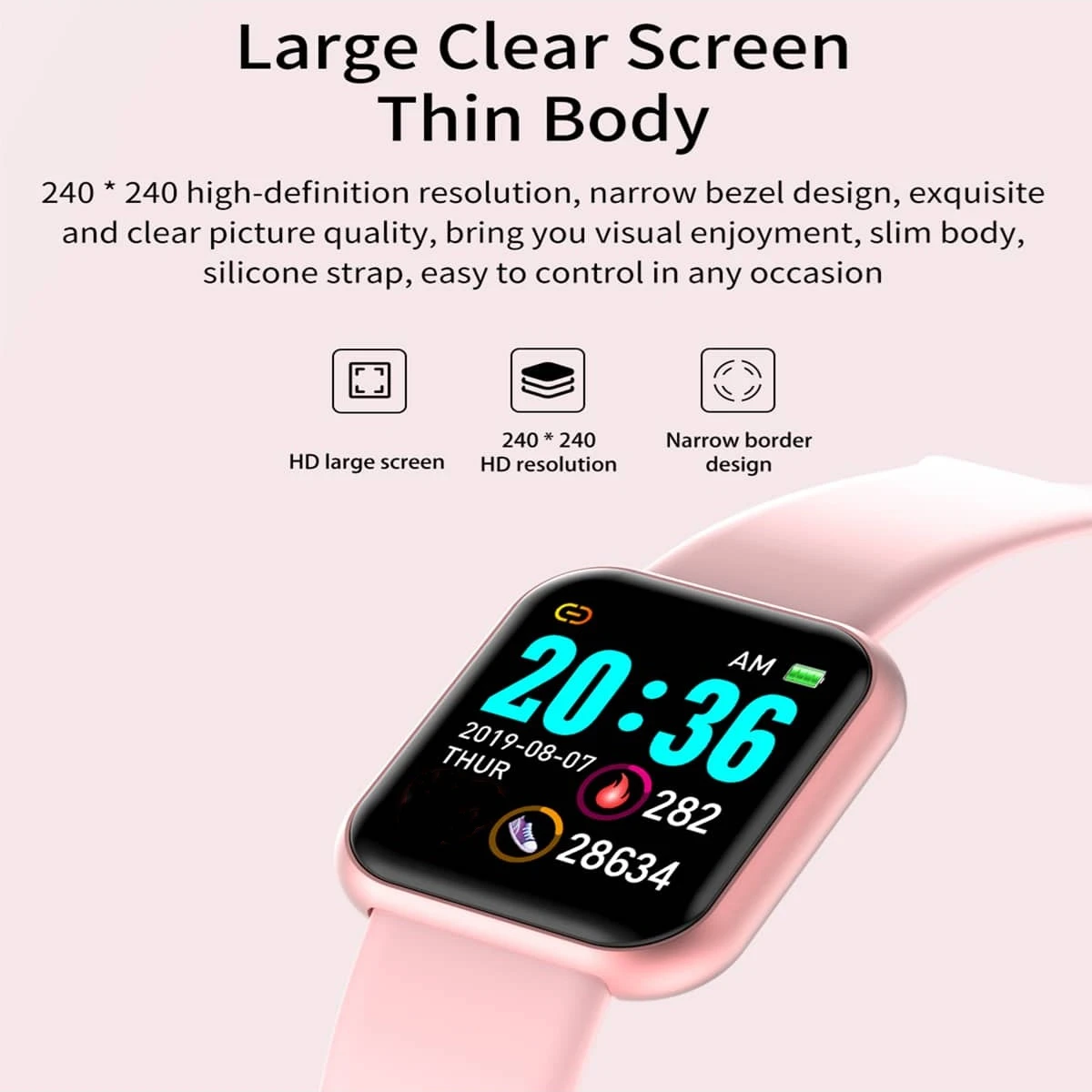 Multifunctional Smart Watch Men Women Bluetooth Connected Phone Music Player Fitness Sport Bracelet Sleep Monitor D13 Smartwatch photo 4