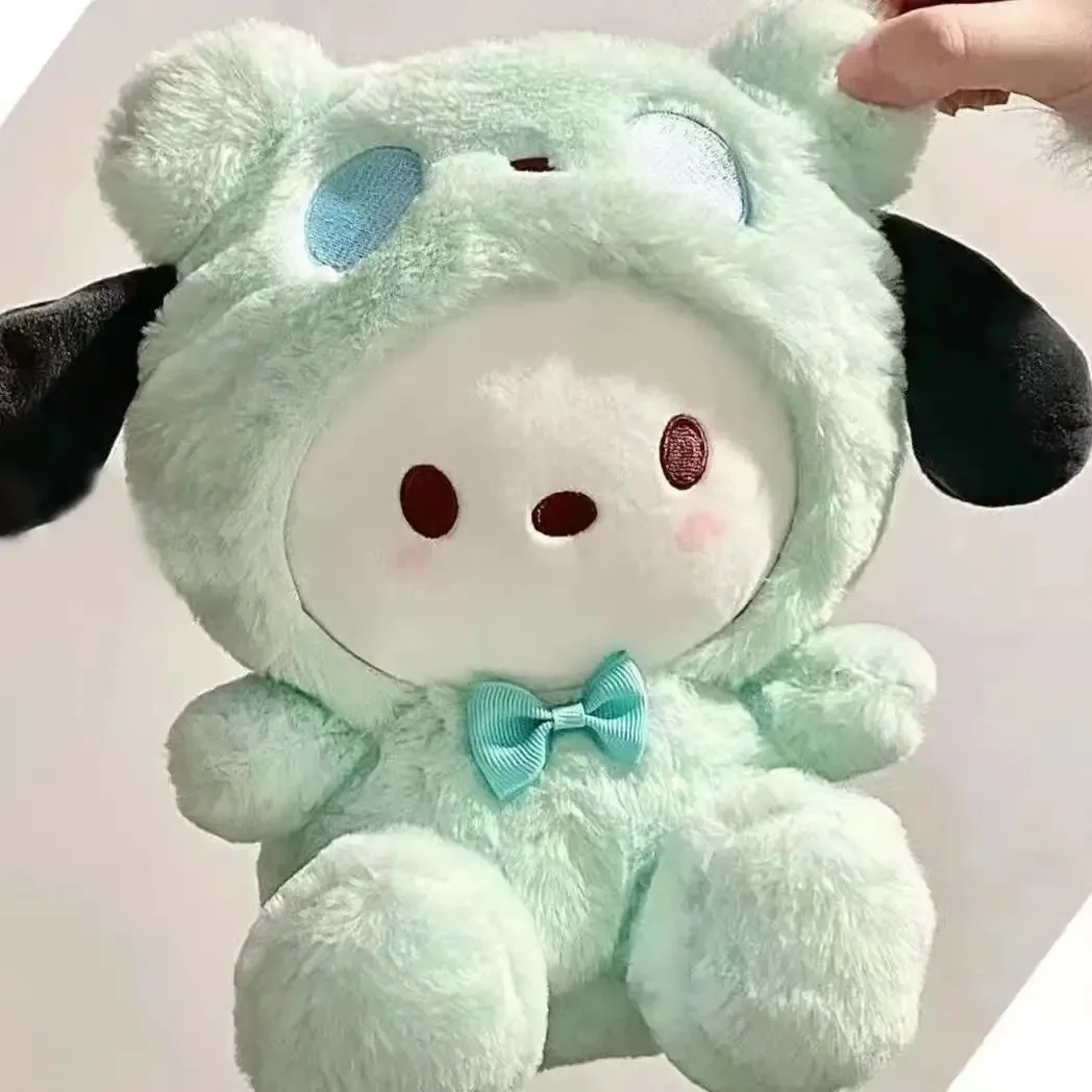 =2026 New Kawaii 25cm Sanrio Plush Toy Jade Dog Kuromi Dressing Doll Doll Plush Toy Stuffed Animal Patung Dolls Birthday Gift photo 4