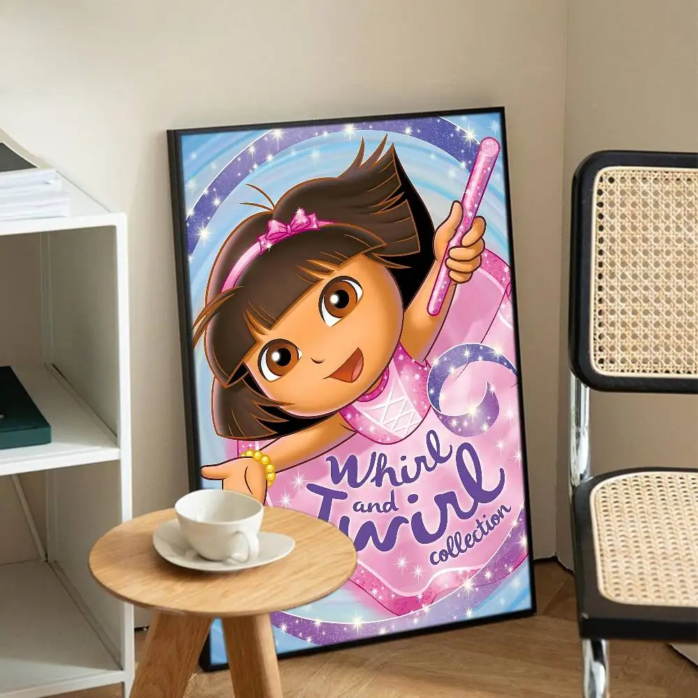 D-Dora Classic Anime Explorer Good Quality Prints and Posters Waterproof Paper Sticker Coffee House Bar Posters Wall Stickers photo 6