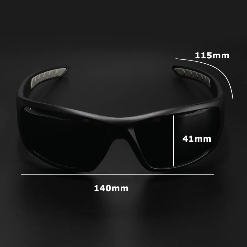 Polarized Sports Sunglasses UV400 Anti-Glare Full Frame Outdoor Cycling Fishing Glasses with Sturdy Construction photo 3