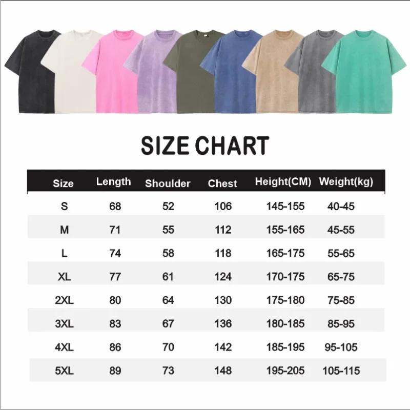 Custom T-shirt with Hip-hop Street Team Logo Men's 230G Pure Cotton, Loose Fit, High-temperature Printed Custom Top photo 3