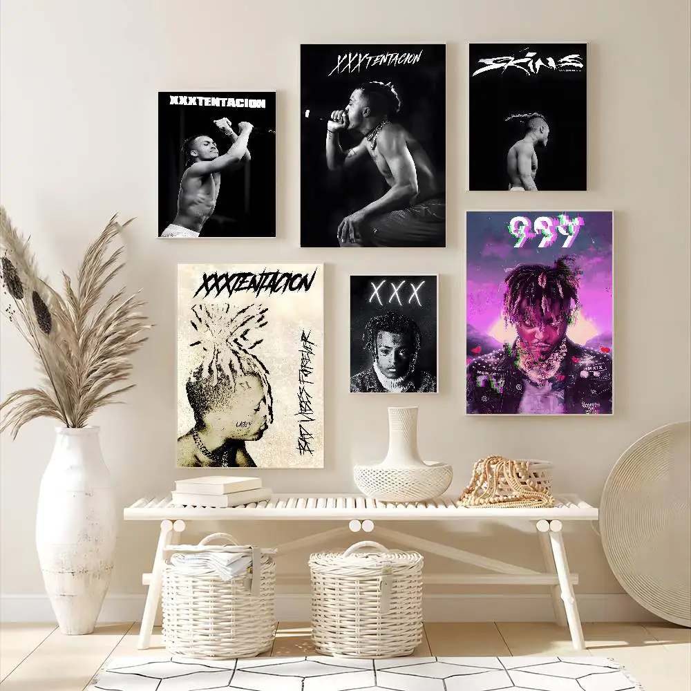 XXXTentacions 17 Anime Posters Sticky Decoracion Painting Wall Art White Kraft Paper Wall Decor photo 3